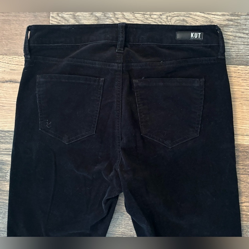 KUT From The Kloth Diana Fab Ab Skinny Black Corduroy Jeans Size 6P - Picture 11 of 13